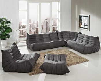 Waverunner EEI-901-LGR Sofa in Gray by Modway w/Options [MWS-EEI-901-LGR-Waverunner]