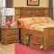 Natural Finish Traditional Youth Bedroom w/Optional Bed