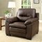 Parma Sofa CM6324BR in Brown Leatherette w/Options