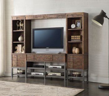 Andria 91620 TV Stand in Reclaimed Oak by Acme w/Options [AMTV-91620-Andria]