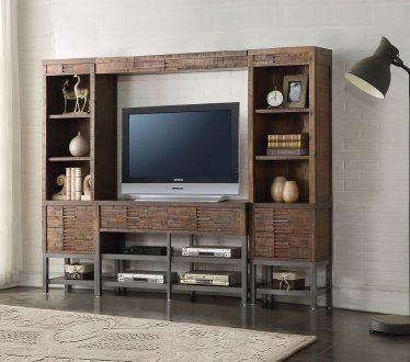 Andria 91620 TV Stand in Reclaimed Oak by Acme w/Options