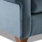 Mayhew Sofa in Blue Fabric by Klaussner w/Queen Sleeper