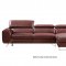 S98 Sectional Sofa in Brown Leather by Beverly Hills