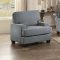 Kenner Sofa 8245GY in Grey Fabric by Homelegance w/Options