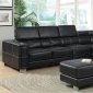 Garzon Sectional Sofa CM6719 in Bonded Leather Match w/Option