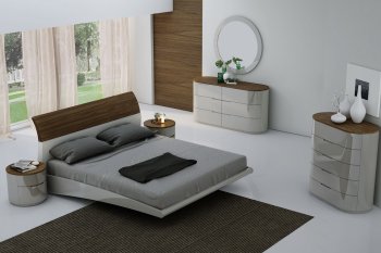 Amsterdam Premium Bedroom by J&M with Optional Casegoods [JMBS-Amsterdam Walnut]