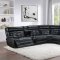 Hewitt Power Motion Sectional Sofa 609610PP Black - Coaster