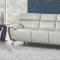 U8750 Sofa in Pearl Bonded Leather by Global w/Options