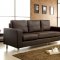 CM2122DK Avon Sofa & Ottoman Set in Dark Brown Leatherette