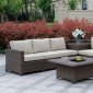 Bushnell Outdoor Patio Sectional CM-OS1840BR-Set2 in Brown