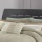 B178 Upholstered Bed in Black & White