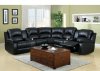 Aberdeen Motion Sectional Sofa CM6557BP Bonded Leather Match