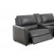 Sloan Power Motion Sectional Sofa Dark Gray Leather by Beverly