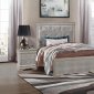 Verona Kids Bedroom Set 4Pc in Silver by Global w/Options