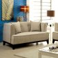 Sofia CM6761BG Sofa in Beige Fabric w/Options