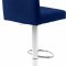 Joel Bar Stool 710 Set of 4 Navy Velvet Fabric by Meridian