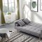 116 Sofa Bed Convertible in Grey Fabric by ESF