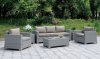 Brindsmade 6Pc Outdoor Patio Sofa Set CM-OS1842GY in Gray