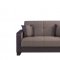 Maximum Value Sofa Bed in Brown Fabric by Casamode w/Option