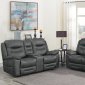 Hemer Motion Sofa 603341PP in Dark Gray by Coaster w/Options