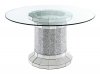 Ellie Dining Table 115551 by Coaster w/Optional Gray Chairs