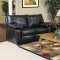 16184-296 Siamese Sofa & Loveseat Set in Black by Chelsea