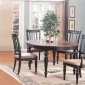 Antique Black Finish Traditional Formal Dining Room w/Options