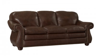 2241 Dutton Sofa & Loveseat by Leather Italia w/Options