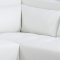 U8859 Sectional Sofa in White Bonded Leather by Global w/Options