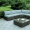 Morgana CM-OS2121-L Outdoor Patio Sectional Sofa w/Coffee Table