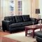 Samuel Sofa & Loveseat Set 501681 in Black Bonded Leather