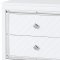 Shiney Bedroom Set 5Pc in White