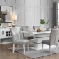 Elizaveta Dining Table DN00814 in White by Acme w/Options