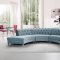 Valentino Sectional Sofa 697 in Fabric by Meridian w/Options