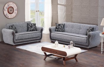 Surf Ave Sofa Bed in Grey Fabric by Empire w/Options [MYSB-Surf Ave]