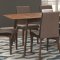 Redbridge Dining Room Set 5Pc 106591 Walnut by Coaster w/Options