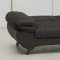 Dark Brown Fabric Modern Sofa Bed w/Optional Loveseat & Chair