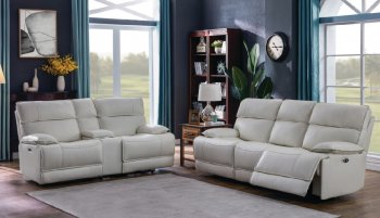 Stanford Power Motion Sofa 650227PP in White - Coaster w/Options [CRS-650227PP-Stanford]