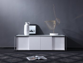 Star TV Base by J&M w/White Glass Top [JMTV-Star]