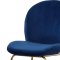 Paris Dining Chair 785 Set of 4 Navy Velvet Fabric by Meridian