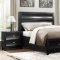 Zandra Bedroom 2262BK in Pearl Black by Homelegance w/Options