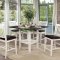 Raegan II 5Pc Counter Ht Dinette Set CM3197PT in Antique White