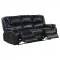 Camila Motion Sofa & Loveseat 610244 Black by Coaster w/Options