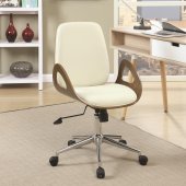 800737 Office Chair in Ecru Leatherette by Coaster