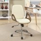 800737 Office Chair in Ecru Leatherette by Coaster