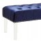 Celine Bench 101 in Navy Velvet Fabric by Meridian