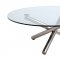 Lux Coffee Table w/Clear Glass Top by Whiteline Imports