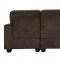 Provence Sectional Sofa 501686 in Brown Fabric by Coaster