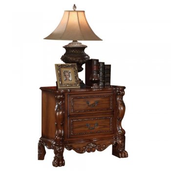 Dresden Nightstand Set of 2 12143 in Cherry Oak by Acme [AMNS-12143 Dresden]