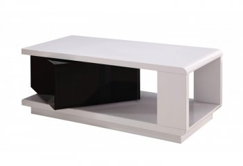 596C Coffee Table in Black & White by American Eagle [AECT-596C]